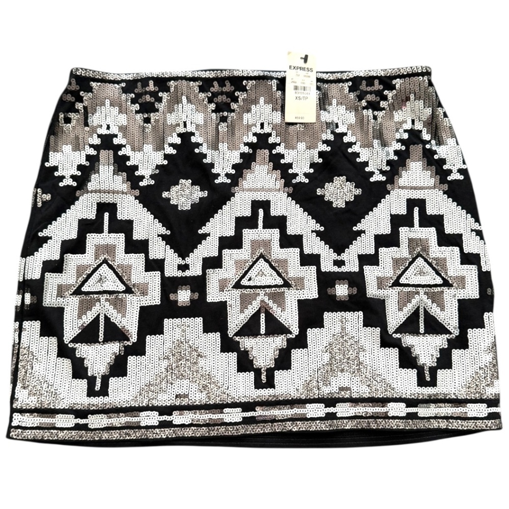 EXPRESS Mini Skirt-Sequin